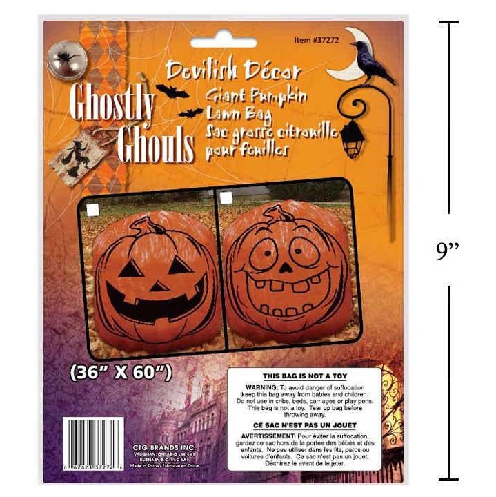 Giant Pumpkin Lawn Bag