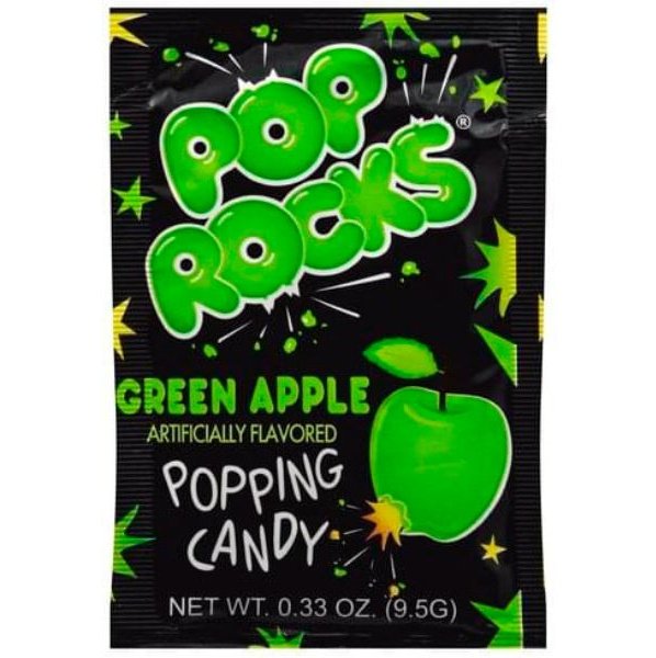 POP ROCKS 9.5G-GREEN APPLE