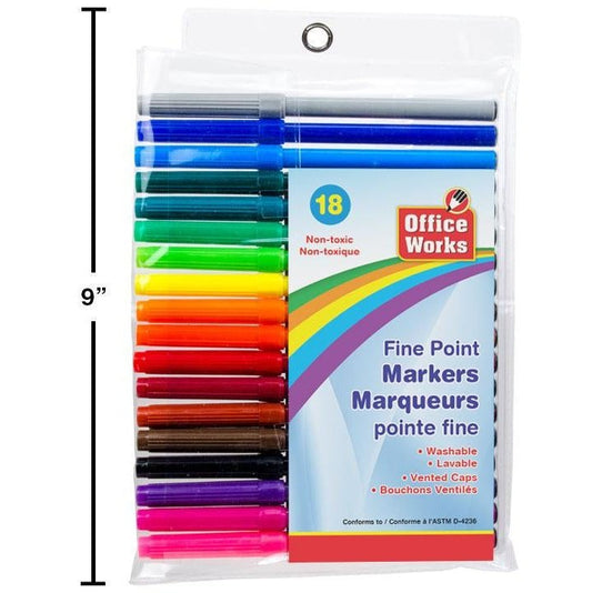 OW fine point markers 18pc