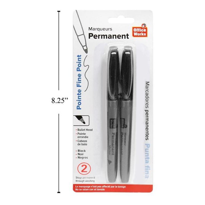 permanent markers x2