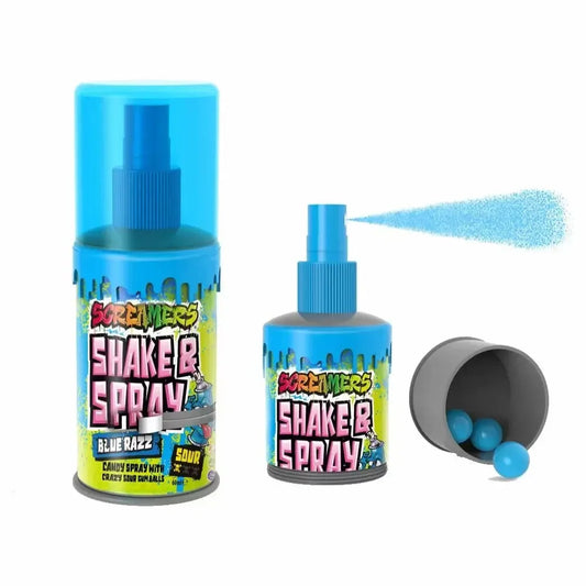 SCREAMERS SPRAY-BLUE RAZZ