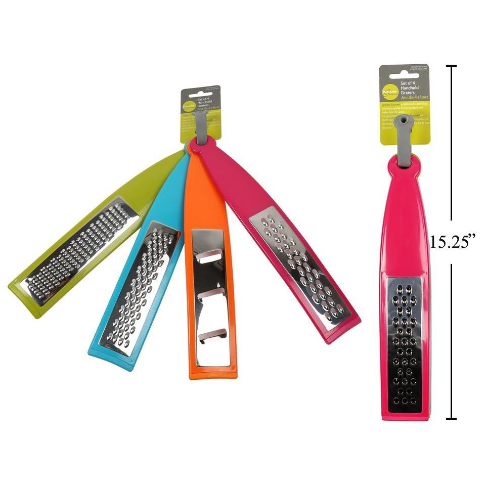 L.Gourmet Set of 4 Handheld Grater