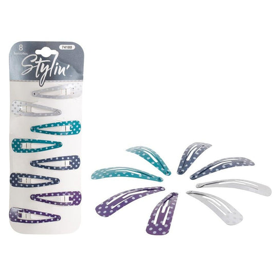 Stylin, 8-pc Polka Dot Snap