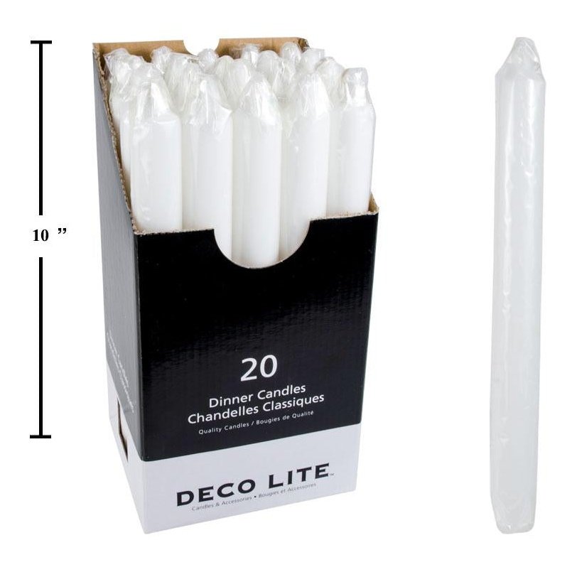 Dinner candle-white