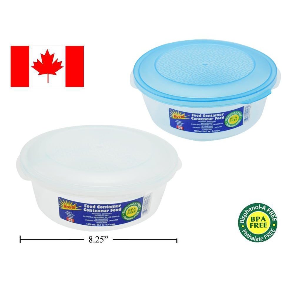 Royal food container round